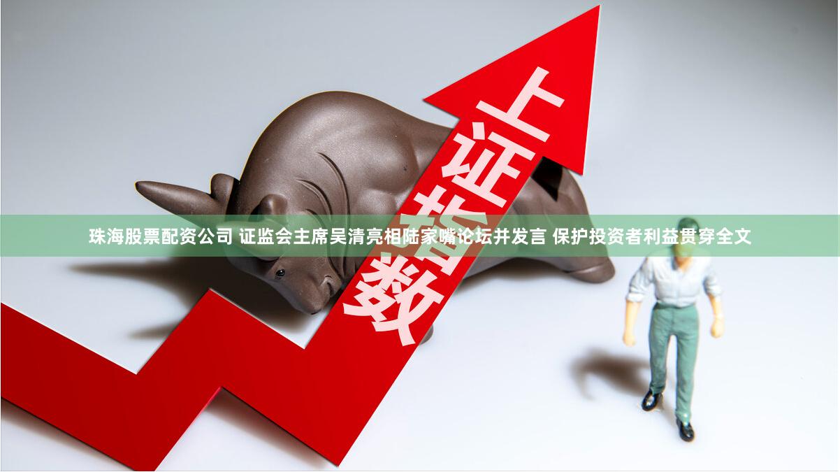 珠海股票配资公司 证监会主席吴清亮相陆家嘴论坛并发言 保护投资者利益贯穿全文